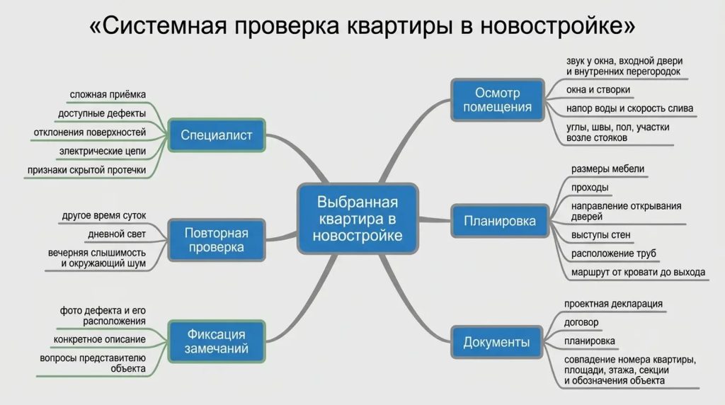 Системная проверка квартиры в новостройке